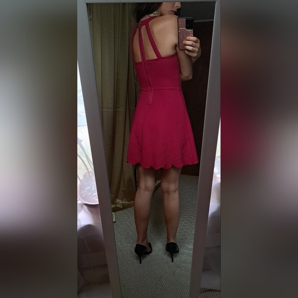 Material Girl Fuschia Sweetheart Cocktail Dress. New without tags! - Picture 6 of 15